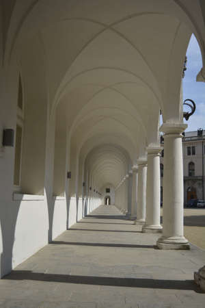Colonnade in Dresdenの写真素材