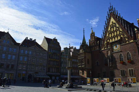 Old Market of Wroclawのeditorial素材