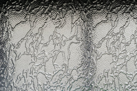 Details and texture of patterned glass. Transparent multitask background. Zone detail and...
