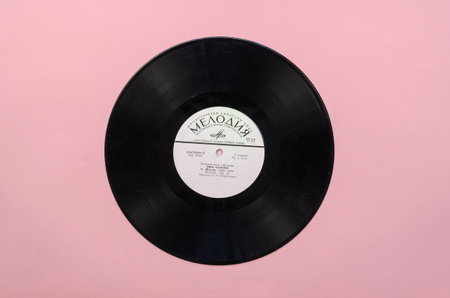 Vinyl record with Famous Violinists Series, Yasha Heifetz. Collection of musical works by the...