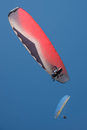 Paragliding in southern Siberia