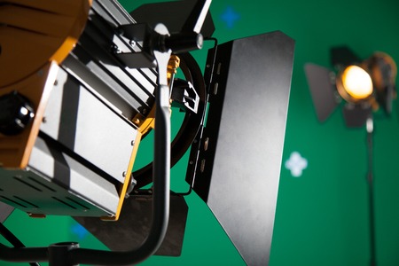 Photo Studio for the filming of chroma keyの写真素材