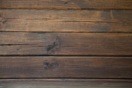 dark wooden boards texture dark design table panelの写真素材