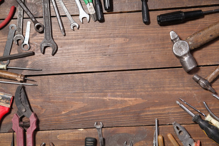 instrument for repair knives hammers keys pliers
