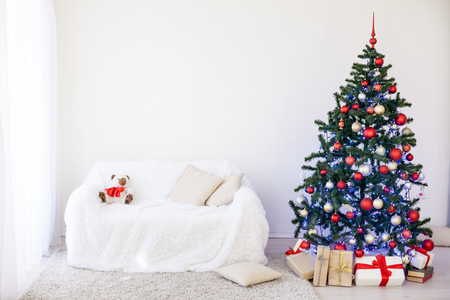 Christmas tree in the House for Christmas Interior 1の写真素材