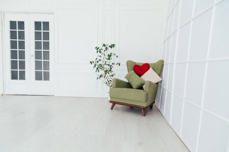 chair in the interior of the room decor of the houseの写真素材