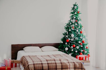 Christmas Interior and new year giftsの写真素材