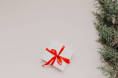 Christmas background Christmas tree and gifts 1の写真素材