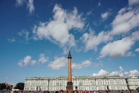 St. Petersburg Palace Square Hermitage northern capital of Russiaのeditorial素材