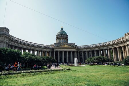Russia St. Petersburg - August 15,2019 Cathedral northern capital of Russiaのeditorial素材