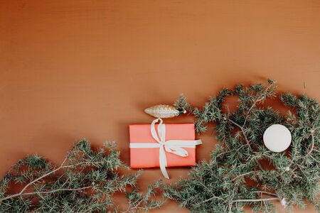 Christmas background card Christmas Gifts Christmas tree new yearの写真素材