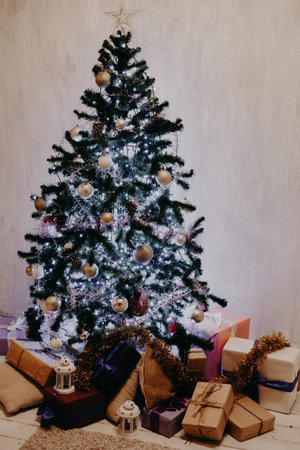 Christmas tree Garland iljuminacija new year Interior gifts