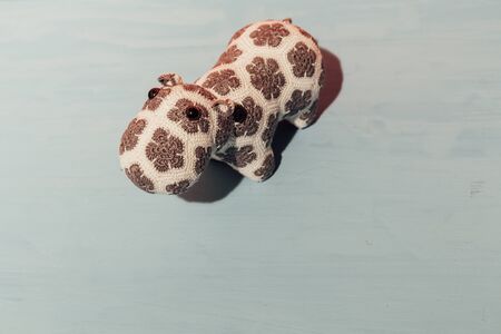 Little Hippo Soft Toy for Kids Likeの写真素材