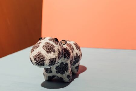 Little Hippo Soft Toy for Kids Likeの写真素材