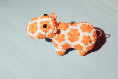 Little Hippo Soft Toy for Kids Likeの写真素材