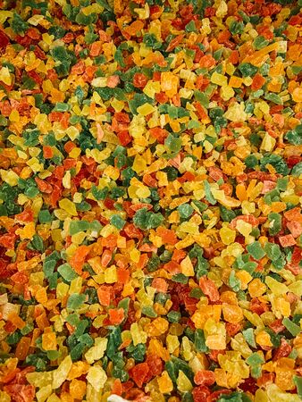 Lots of delicious sweet confectioner yonts for food as backgroundの写真素材