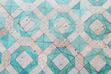 multi-colored mosaic marble granite structure background