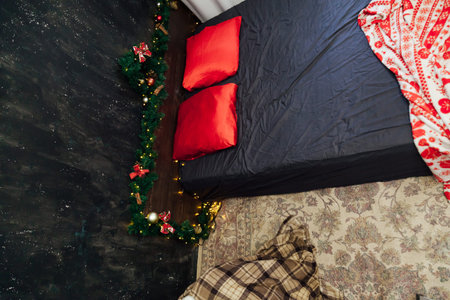 decor Christmas tree presents new year decoratingの写真素材