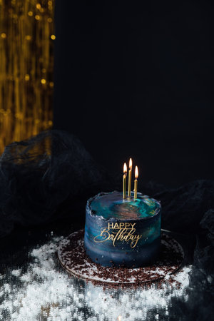 delicious sweet pastry cake for a holiday for eating