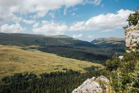 beautiful nature, mountains, hiking, traveling, tourismの写真素材