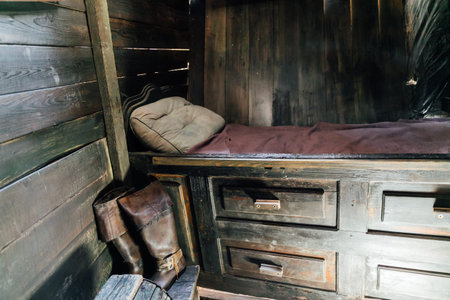beds on an old ship frigate adventure
