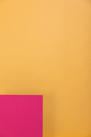 Yellow Orange red Wall Backgroundの写真素材