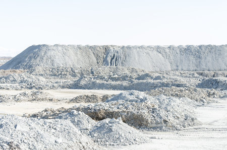 Empty stone pit 