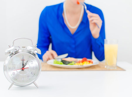 Schedule of the day  Day  Woman having dinner 