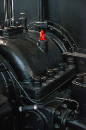 Engine. Part of old power plant.の写真素材