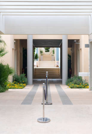 Entrance into the modern hotel or apartment.の写真素材
