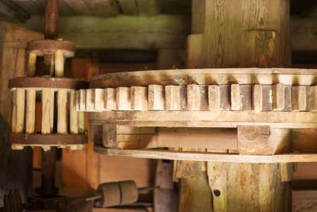 Internal working mechanism of the windmill.の写真素材