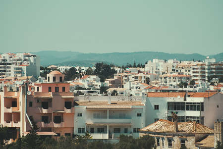 Center of the city of Portimao in Portugal.の写真素材