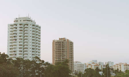 Urban development. Center of the city of Portimao in Portugal.の写真素材