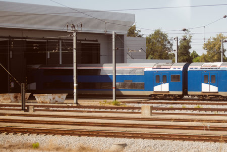 Modern central railroad depot in Portugal.