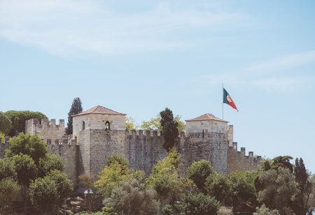 Castle of St. George in Lisbon, Portugal.