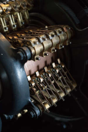 Engine. Part of old power plant.の写真素材