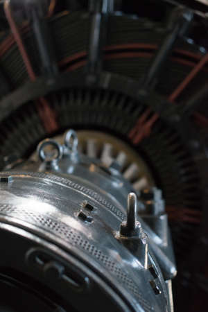 Engine. Part of old power plant.の写真素材