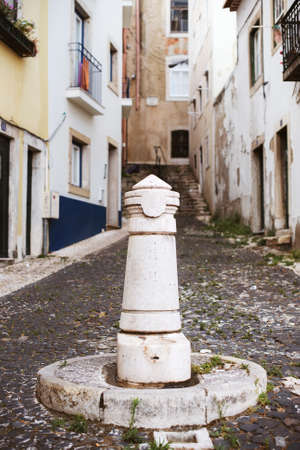 Old drinking water source in the city.の写真素材