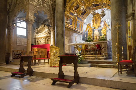 Split, Croatia, 19.06.2018 - Inside of Cathedral of Saint Domnius.のeditorial素材