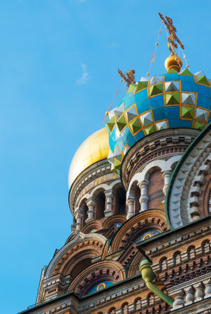 Church of the Savior on Blood in Saint-Petersburg, Russia.のeditorial素材