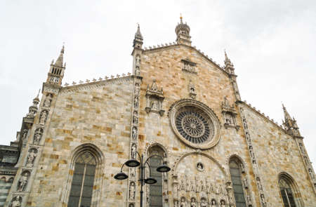 Roman Catholic cathedral of the city of Como, Italy.の写真素材