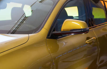 Part of Off-road vehicle model on exhibition.の写真素材