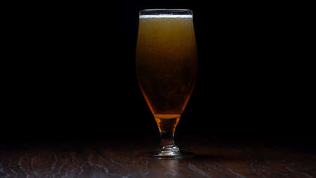 Beer on the table. Place for your AD text.の写真素材