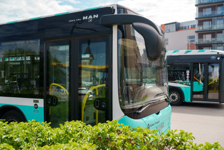 Tallinn, Estonia - 30.05.2022: Tallinn City Bus Transport.のeditorial素材
