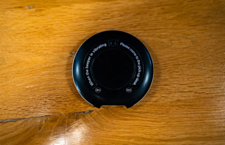 Restaurant pager. Queue signal calling system.