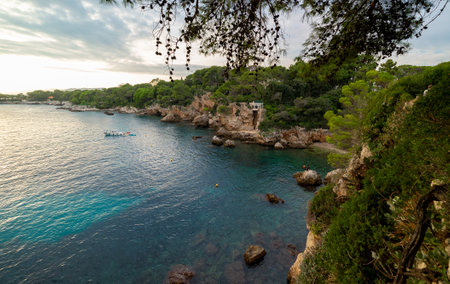 Bay of Antibes Billionaires in the south of France on Cap d'Antibes.の写真素材