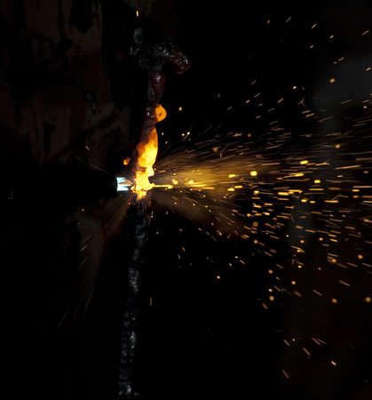 Welder at work.の写真素材