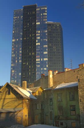 Old and New Buildingsの写真素材
