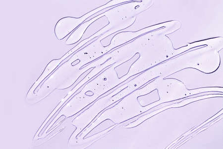 Hyaluronic acid gel texture. Skincare product close-upの写真素材