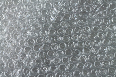 Plastic polyethylene wrap bubble packaging film